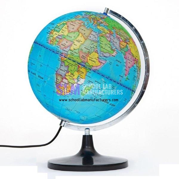 School Lab 12 Inch Illuminated World Globe
