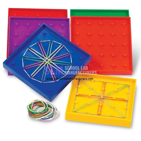 School Lab 5 Assorted Geoboards