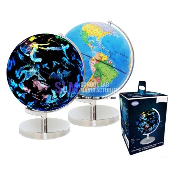 School Lab 8 Inch Illuminated World Globe