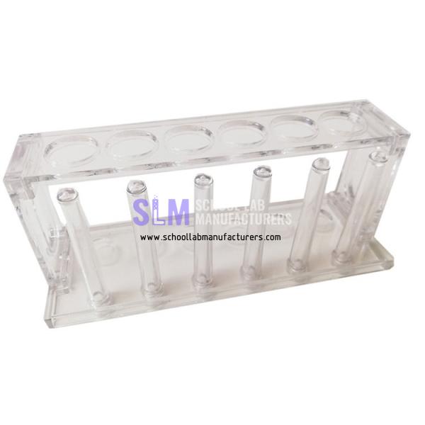 School Lab Acrylic Test Tube Stand