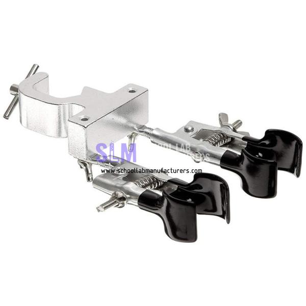 School Lab Adjustable Double Flask Clamps