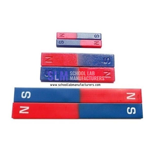 School Lab Al-Fe Material Bar Magnets