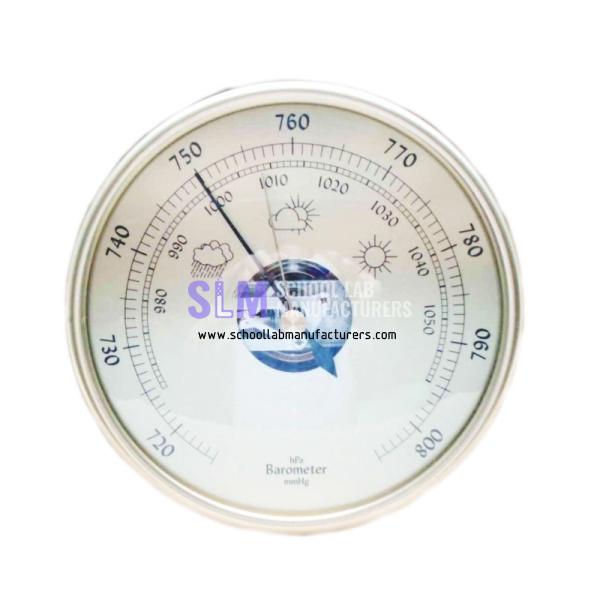 School Lab Aluminium Aneriod Barometer