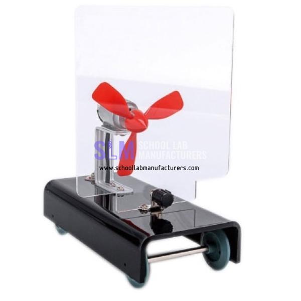 School Lab Applied Force and Reaction Car