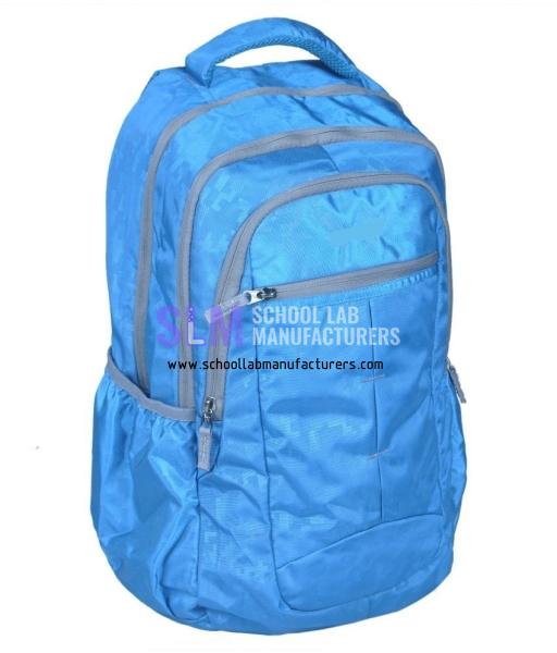School Lab Bag Blue Polyester