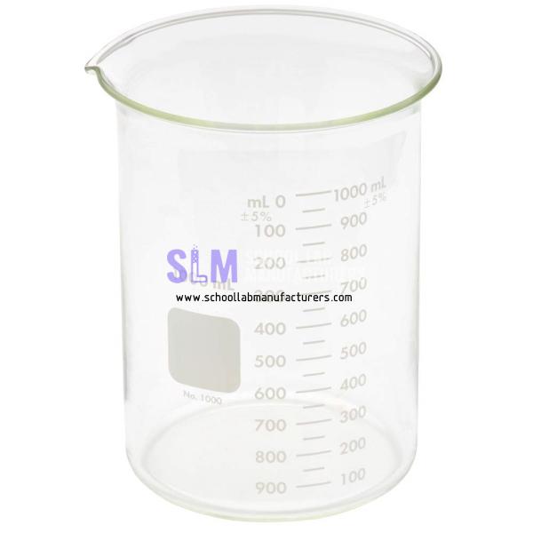 School Lab Beakers Squat Form