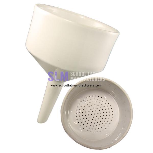 School Lab Buchner Funnel 90 mm Porcelain