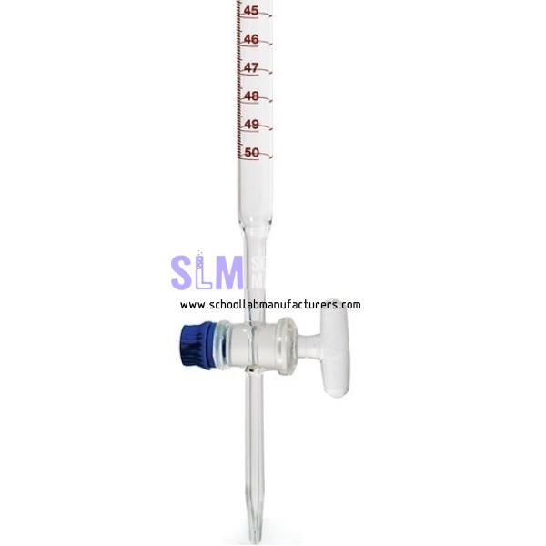 School Lab Burettes Detachable Stopcock