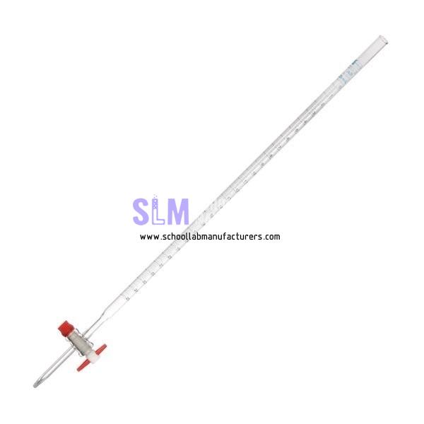 School Lab Burette with PTFE Stopcock