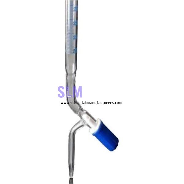 School Lab Burette with Screw Type Needle Valve