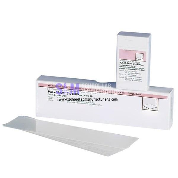 School Lab Chromatography TLC Plates, Polygram Pre-Coated
