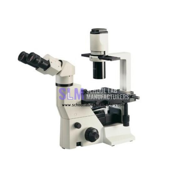 School Lab Ergonomic Binocular Inverted Phase Microscope