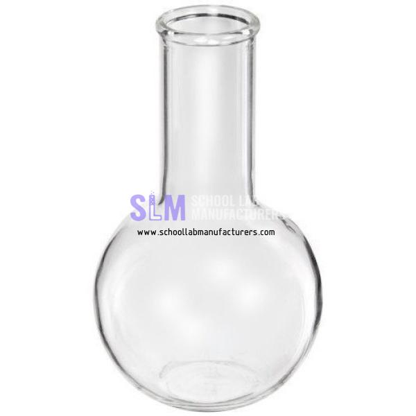 School Lab Flat Bottom Flask Wide Neck