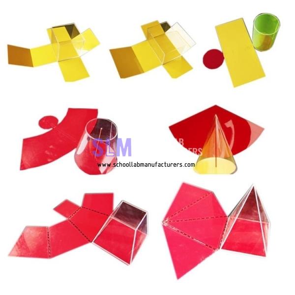 School Lab Foldable Expansion Geometry Shapes Set
