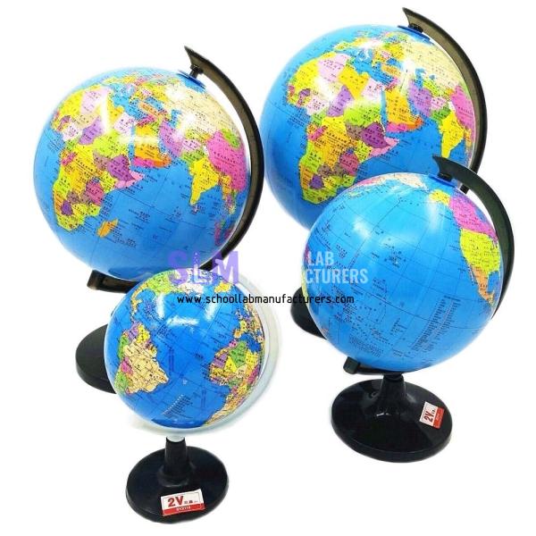 School Lab Geographic Teaching Interactive World Map Globes