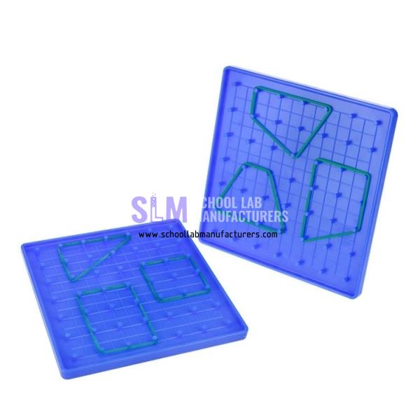 School Lab Geometry Math Manipulative Plastic Geoboard