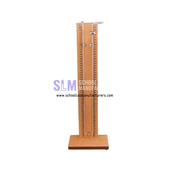 School Lab Glass Manometer