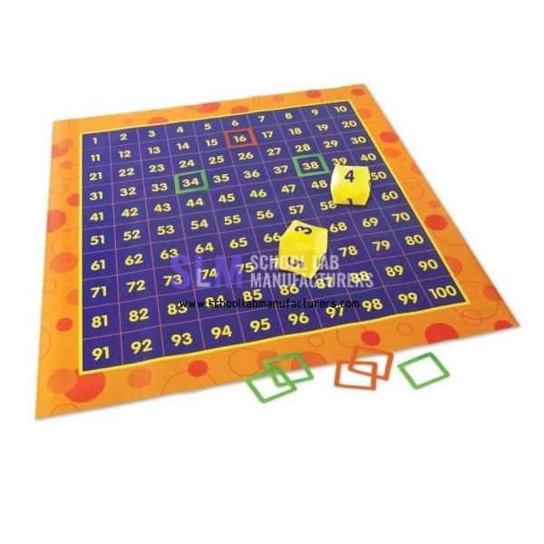 School Lab Hip Hoppin Hundreds Activity Mat
