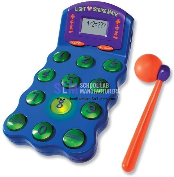 School Lab Light N Strike Math Game