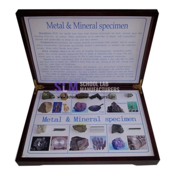School Lab Metal and Mineral Specimen