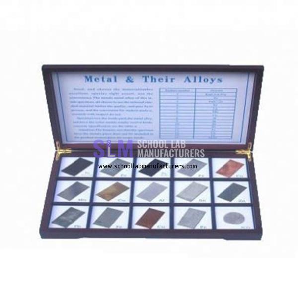 School Lab Metal And Their Alloys Specimen