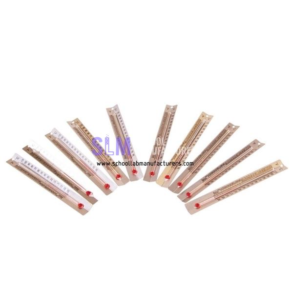 School Lab Metal Backed Thermometer