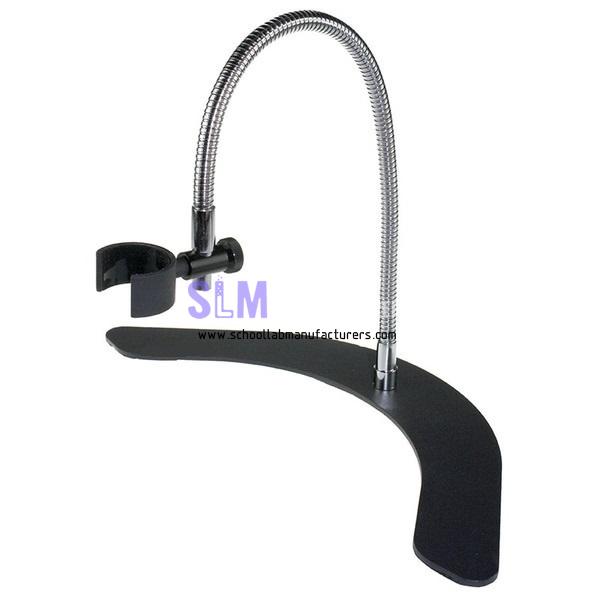 School Lab Metal Gooseneck Stand