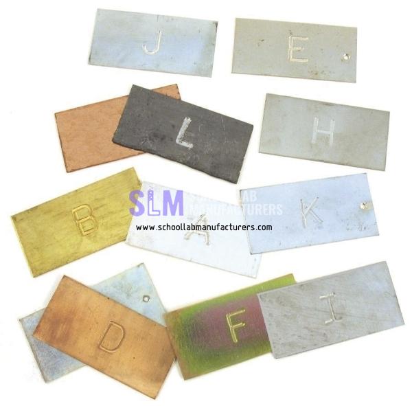 School Lab Metal Testing Strips