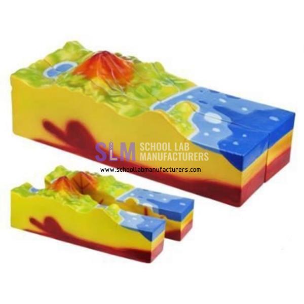 School Lab Model of Volcano