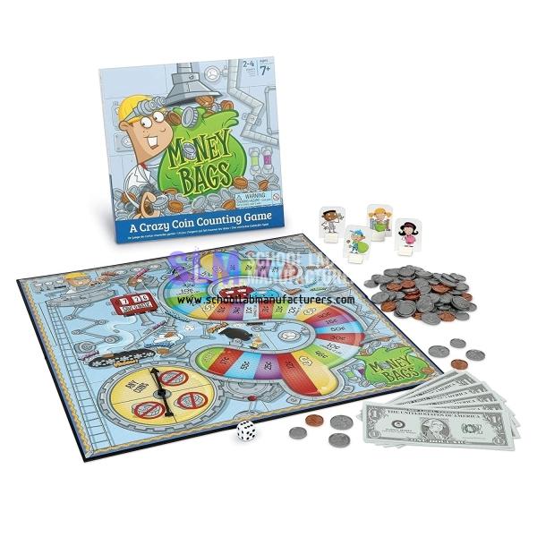 School Lab Money Bags Coin Value Game