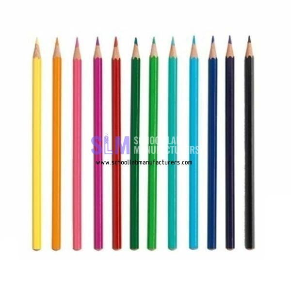 School Lab Pencil Colouring 12 Assorted