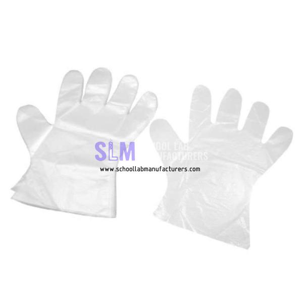 School Lab Plastic Examination Gloves