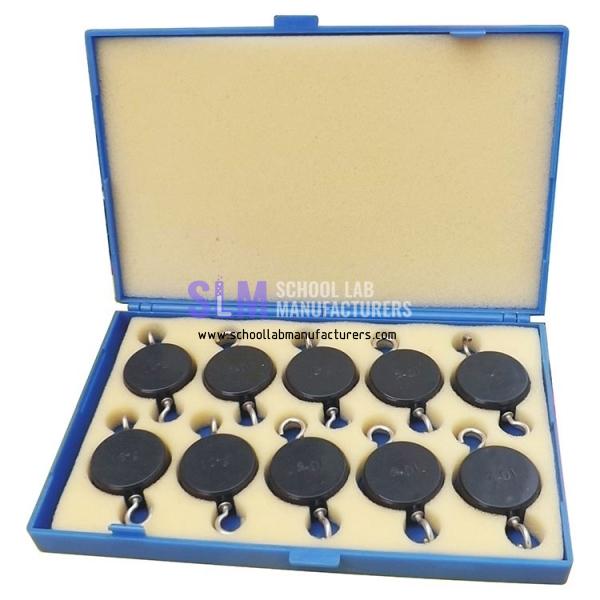 School Lab Plastic Hooked Weight Set