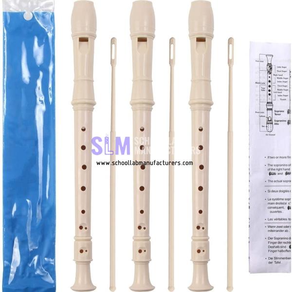 School Lab Plastic Soprano Recorder Instrument