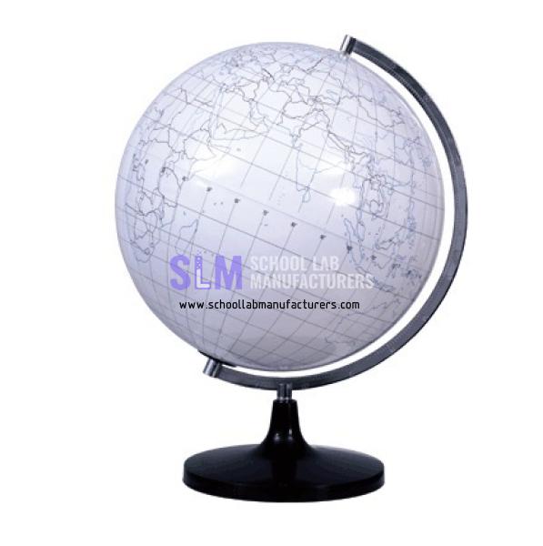 School Lab Plastic White Filling Globe
