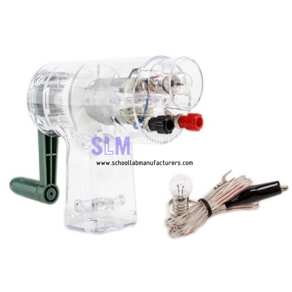School Lab Portable Hand Crank Generator