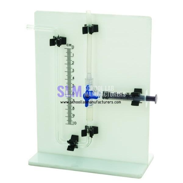 School Lab Potometer Apparatus on White Stand