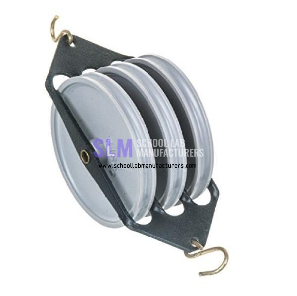 School Lab Pulley Plastic Double 2 Hook Parallel