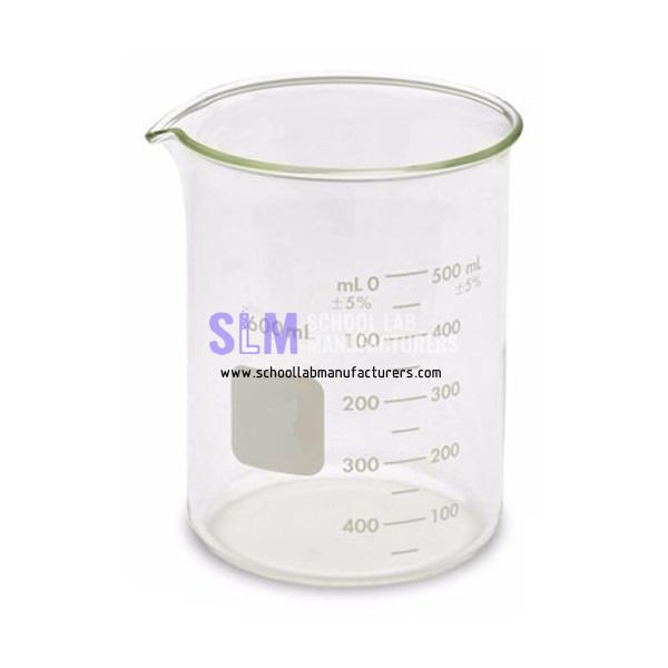 School Lab Pyrex Beaker Low Form