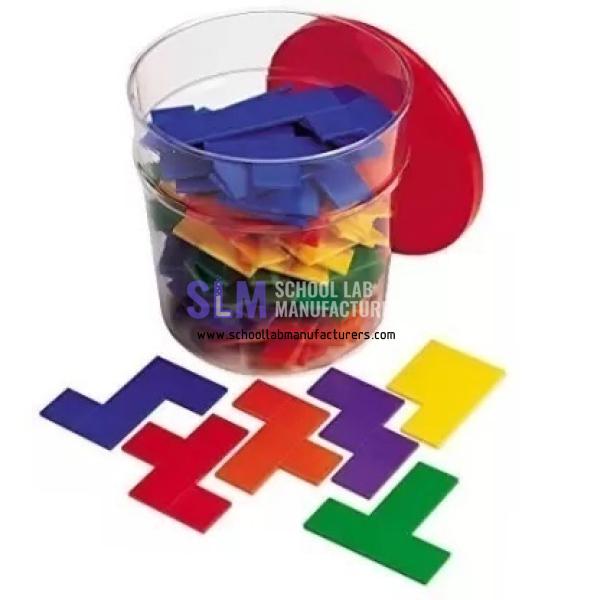 School Lab Rainbow Premier Pentominoes