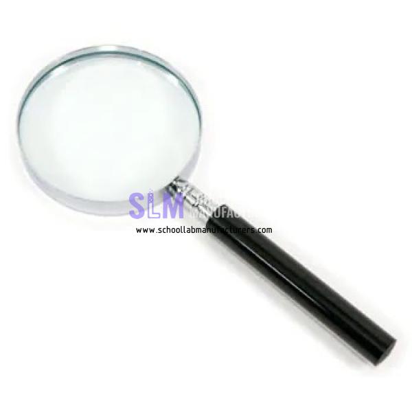 School Lab Reading Glass Magnifier Metal frame 5/10 cm