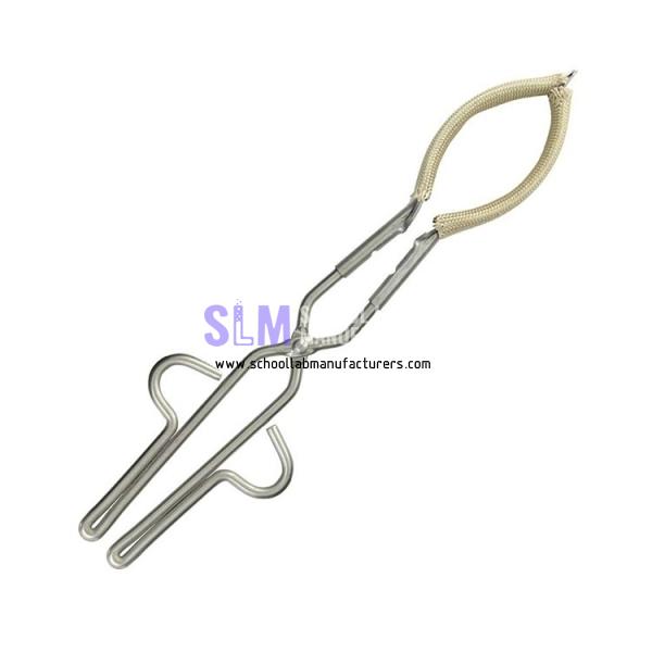 School Lab Stainless Steel Beaker Safety Tongs