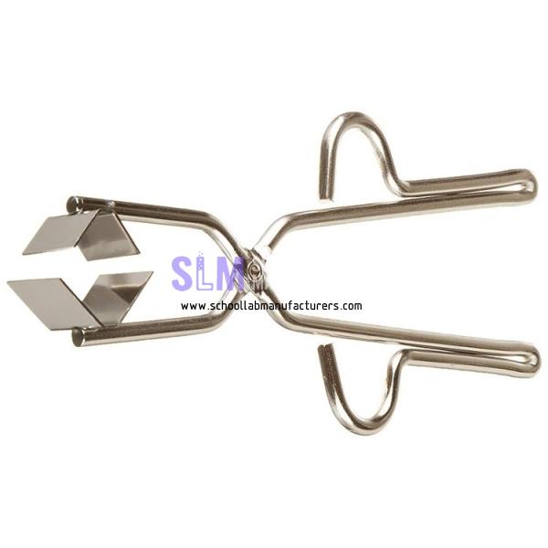 School Lab Stainless Steel Flask Tongs