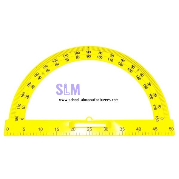 School Lab Teaching Plastic Protractor