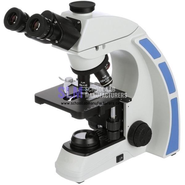 School Lab Trinocular Biological Microscope, 400x Magnification
