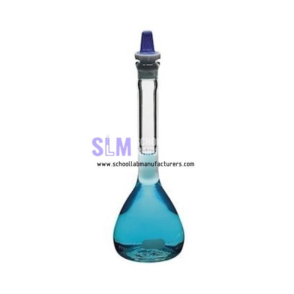 School Lab Volumetric Flask Amber