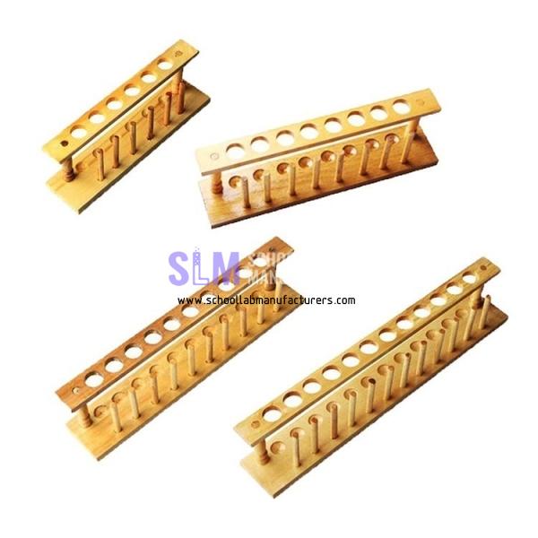 School Lab Wood Test Tube Racks