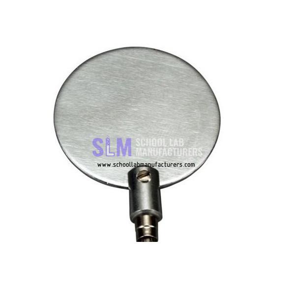 School Lab Zinc Plate with 4mm Plug for Electroscope